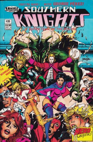 Southern Knights The Morrigan Wars, Chapter 2 |  Issue#35 | Year:1989 | Series:  | Pub: Comics Interview |