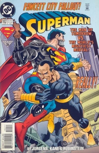 Superman, Vol. 2 Trading Places |  Issue#102A | Year:1995 | Series: Superman | Pub: DC Comics | Direct Edition
