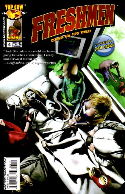 Freshmen, Vol. 1 Introduction to Superpowers, 104: What Time is it in Budapest? |  Issue