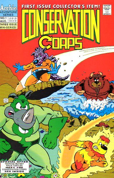 Conservation Corps Lost & Found |  Issue#1A | Year:1993 | Series:  | Pub: Archie Comic Publications | Direct Edition