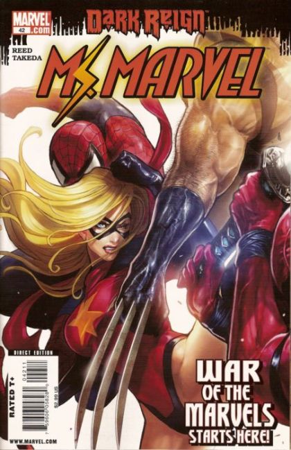Ms. Marvel, Vol. 2 Dark Reign - War of the Marvels, War of the Marvels |  Issue#42 | Year:2009 | Series: Captain Marvel | Pub: Marvel Comics | Sana Takeda Regular