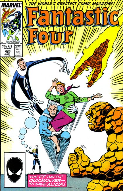 Fantastic Four, Vol. 1 Pressure Drop |  Issue#304A | Year:1987 | Series: Fantastic Four | Pub: Marvel Comics | Direct Edition