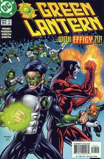 (Signed by RON MARZ) Green Lantern, Vol. 3 Stand in the Fire |  Issue#122A | Year:2000 | Series: Green Lantern | Pub: DC Comics | Direct Edition