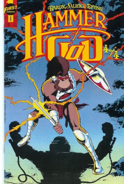 Hammer of God Lilies of the Grave |  Issue#4 | Year:1990 | Series: First Comics | Pub: First Comics |