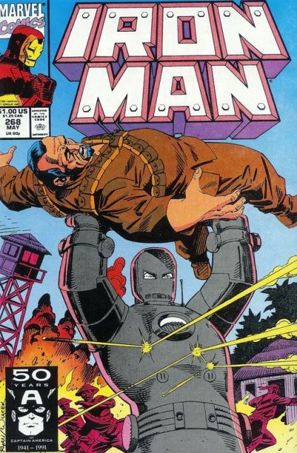 Iron Man, Vol. 1 First Blood |  Issue#268A | Year:1991 | Series: Iron Man | Pub: Marvel Comics | Direct Edition