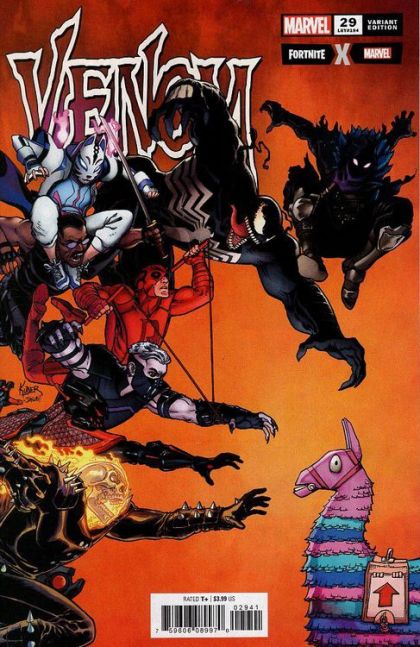 Venom, Vol. 4 Venom Beyond, Venom Beyond, Part 4 |  Issue#29D | Year:2020 | Series: Venom | Pub: Marvel Comics | Variant Aaron Kuder Fortnite Cover