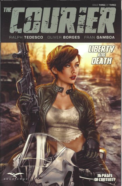 Courier: Liberty and Death  |  Issue#3B | Year:2021 | Series:  | Pub: Zenescope Ent. | Nelly Jimenez Variant