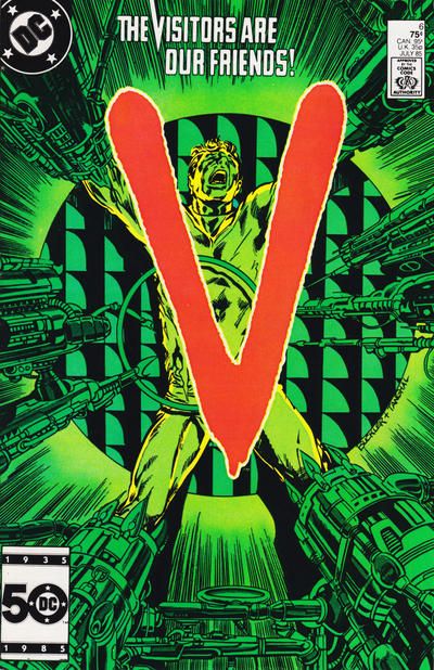 V Shatterday |  Issue#6A | Year:1985 | Series: V | Pub: DC Comics | Direct Edition