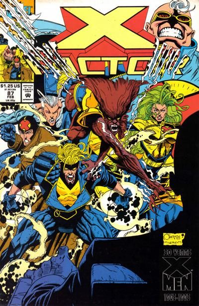 X-Factor, Vol. 1 X-Aminations |  Issue#87A | Year:1992 | Series: X-Factor | Pub: Marvel Comics | Direct Edition