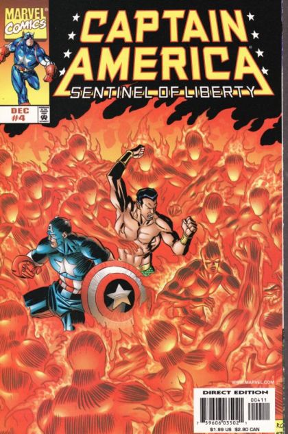 Captain America: Sentinel of Liberty, Vol. 1 Decent Into Madness, Chapter Three: Heat Wave |  Issue#4 | Year:1998 | Series:  | Pub: Marvel Comics | 1st Printing