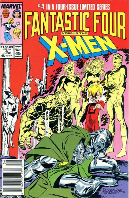 Fantastic Four Versus the X-Men A Matter Of Faith |  Issue#4B | Year:1987 | Series: Fantastic Four | Pub: Marvel Comics | Newsstand Edition