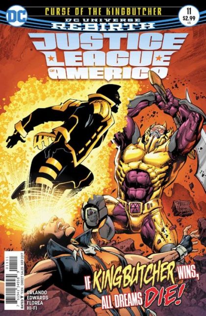 Justice League Of America, Vol. 5 Curse of the Kingbutcher, Part Two |  Issue#11A | Year:2017 | Series:  | Pub: DC Comics | Paul Pelletier Regular Cover