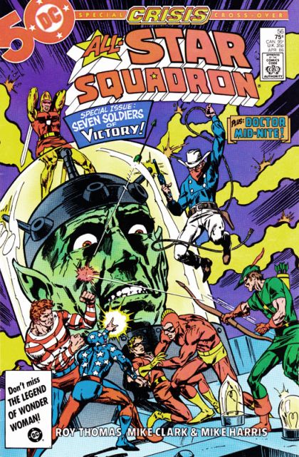 All-Star Squadron Crisis On Infinite Earths - The Sinister Secret of the Sixth Sense / Shanghaied Into Hyperspace - Interlude Three |  Issue#56A | Year:1986 | Series:  | Pub: DC Comics | Direct Edition