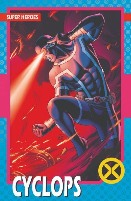 X-Men, Vol. 5 Fearless, In Threes |  Issue#1C | Year:2021 | Series: X-Men | Pub: Marvel Comics | Russell Dauterman Trading Card Variant