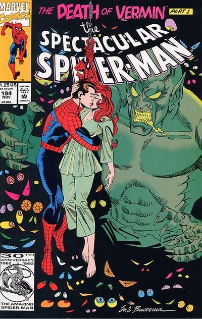The Spectacular Spider-Man, Vol. 1 The Death Of Vermin, Part 1: October Moon |  Issue#194A | Year:1992 | Series: Spider-Man | Pub: Marvel Comics |