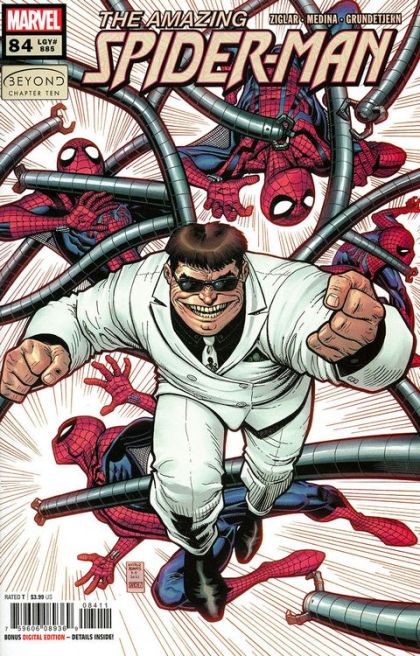 The Amazing Spider-Man, Vol. 5 Beyond, "Beyond: Chapter Ten" |  Issue#84A | Year:2022 | Series: Spider-Man | Pub: Marvel Comics | Arthur Adams Regular Cover