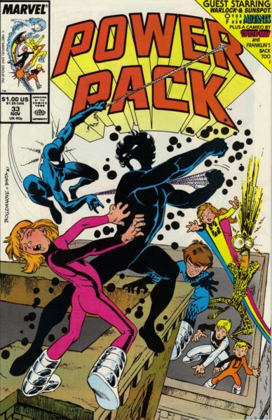 Power Pack, Vol. 1 Special Effects! |  Issue#33 | Year:1987 | Series: Power Pack | Pub: Marvel Comics |