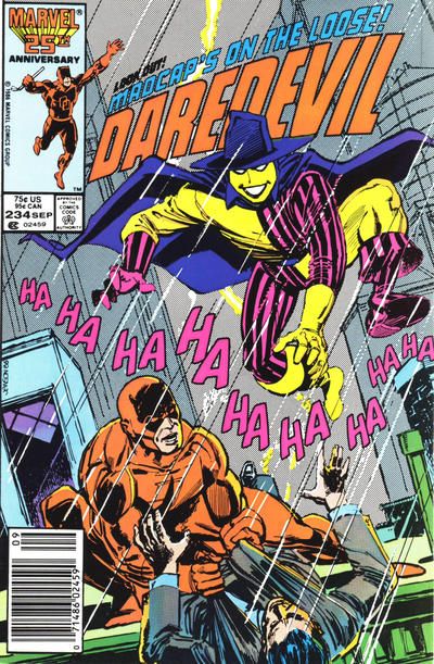 Daredevil, Vol. 1 Madcasting |  Issue#234B | Year:1986 | Series: Daredevil | Pub: Marvel Comics | Newsstand Edition