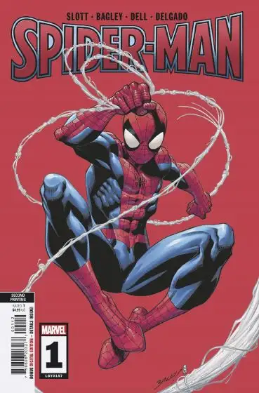 Spider-Man, Vol. 4 End of the Spider-Verse, Part One: The One And Only-Ish |  Issue#1AF | Year:2022 | Series:  | Pub: Marvel Comics | 2nd Printing Mark Bagley