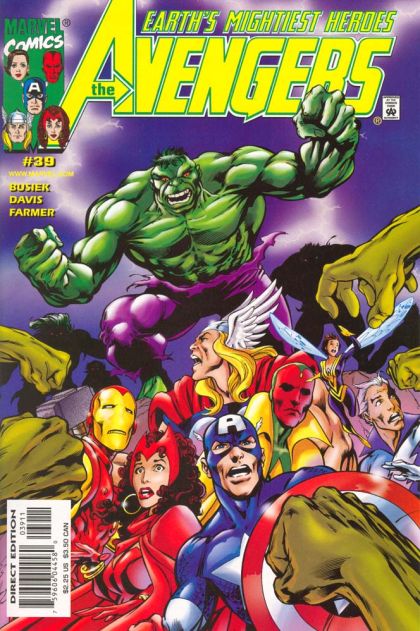 The Avengers, Vol. 3 Condition: Green |  Issue#39A | Year:2001 | Series: Avengers | Pub: Marvel Comics | Direct Edition