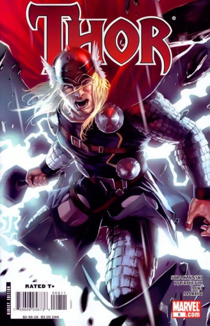 Thor, Vol. 3 Father Issues, Part Two |  Issue#8A | Year:2008 | Series: Thor | Pub: Marvel Comics | Marko Djurdjević Regular