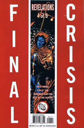 Final Crisis: Revelations Final Crisis - Revelations, Part One |  Issue#1B | Year:2008 | Series: Final Crisis | Pub: DC Comics | Sliver Cover