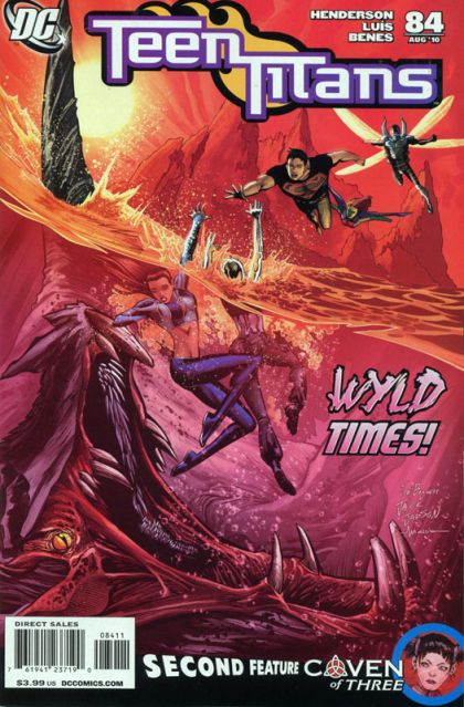 Teen Titans, Vol. 3 It's a Wyld Wyld World / Coven of Three: Dark Harvest, Chapter 2 |  Issue#84A | Year:2010 | Series: Teen Titans | Pub: DC Comics | Direct Edition