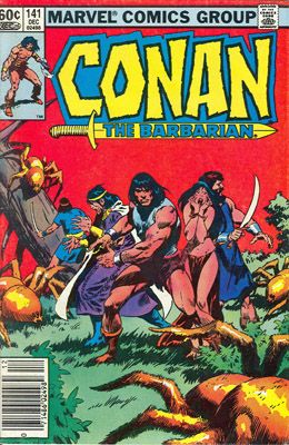 Conan the Barbarian, Vol. 1 The Web Tightens |  Issue#141B | Year:1982 | Series: Conan | Pub: Marvel Comics | Newsstand Edition