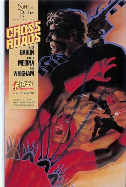Crossroads Sable & Badger |  Issue#2 | Year:1988 | Series:  | Pub: First Comics |