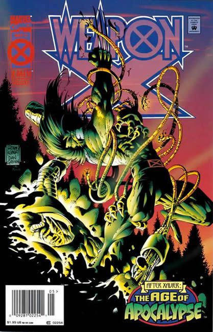 Weapon X, Vol. 1 Age of Apocalypse - The Common Right of Toads and Men |  Issue#3B | Year:1995 | Series: Weapon X | Pub: Marvel Comics | Newsstand Edition