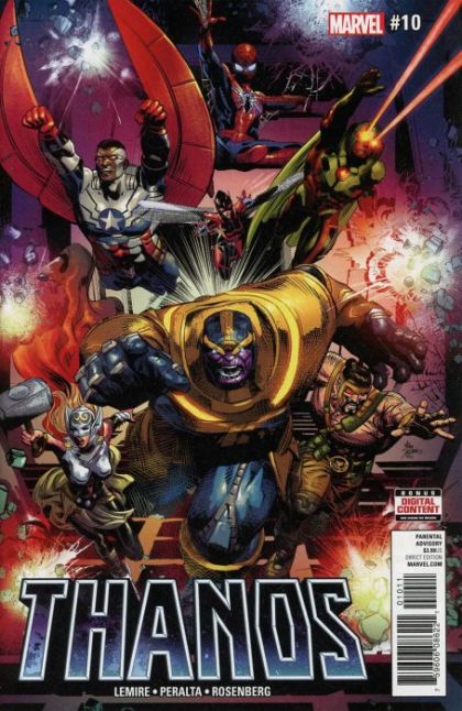 Thanos, Vol. 2  |  Issue#10A | Year:2017 | Series:  | Pub: Marvel Comics | Regular Mike Deodato Jr Cover