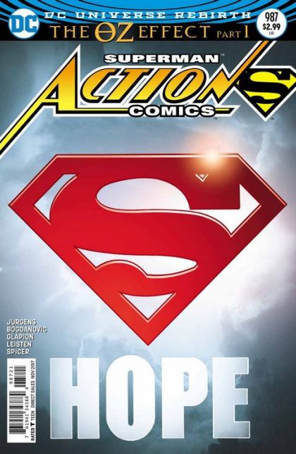 Action Comics, Vol. 3 The Oz Effect, Part One |  Issue#987B | Year:2017 | Series: Superman | Pub: DC Comics | Nick Bradshaw Non-Lenticular Variant