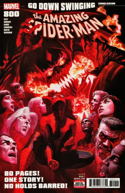 The Amazing Spider-Man, Vol. 4 Go Down Swinging |  Issue#800A | Year:2018 | Series: Spider-Man | Pub: Marvel Comics | Alex Ross Regular