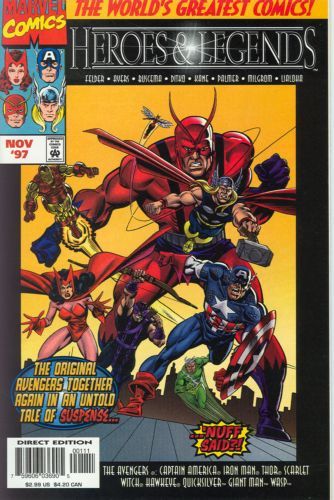 Marvel Comics: Heroes & Legends For Better and for Worse! |  Issue#1 | Year:1997 | Series:  | Pub: Marvel Comics | 1997