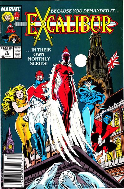 Excalibur, Vol. 1 Warwolves of London! |  Issue#1B | Year:1988 | Series: Excalibur | Pub: Marvel Comics |