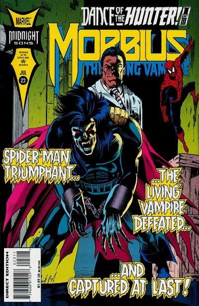 Morbius: The Living Vampire, Vol. 1 Dance Of The Hunter, Part 3: Alliance |  Issue#23 | Year:1994 | Series: Midnight Sons | Pub: Marvel Comics |