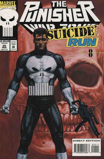 The Punisher: War Zone, Vol. 1 Suicide Run - Part 8: Last Dance In Laastekist |  Issue#25A | Year:1994 | Series: Punisher | Pub: Marvel Comics | Direct Edition