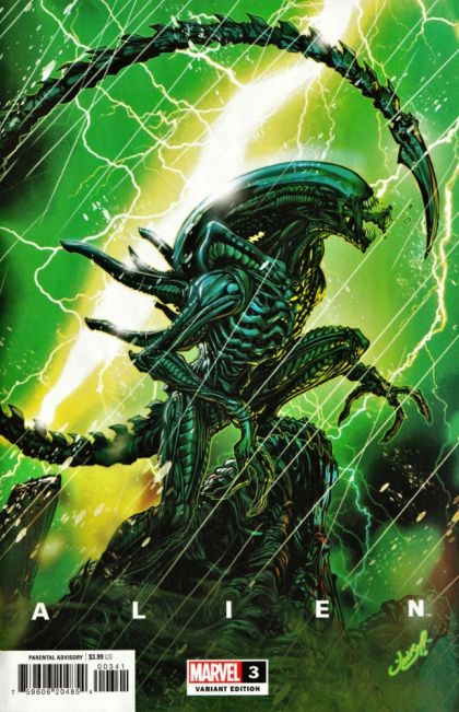 Alien, Vol. 2 (Marvel Comics) Icarus, Icarus |  Issue#3D | Year:2022 | Series:  | Pub: Marvel Comics | Jonboy Meyers Variant Cover
