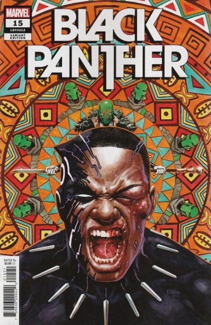 Black Panther, Vol. 8 All This and the World, Too, Finale |  Issue#15B | Year:2023 | Series: Black Panther | Pub: Marvel Comics | German Peralta Cover