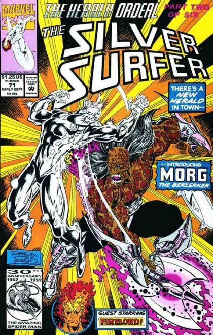 Silver Surfer, Vol. 3 The Herald Ordeal, Part 2: Combustion |  Issue#71A | Year:1992 | Series: Silver Surfer | Pub: Marvel Comics |