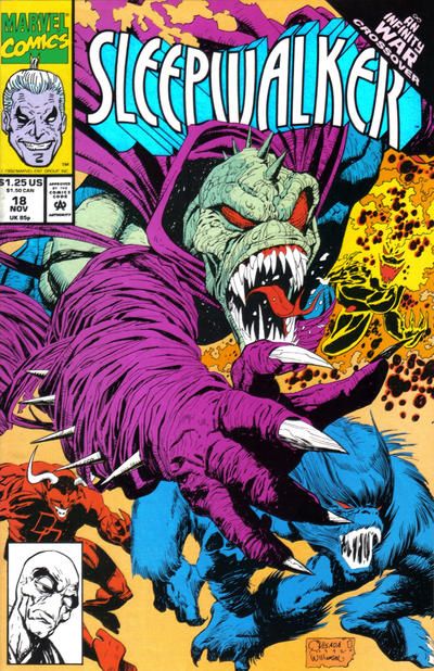 Sleepwalker Infinity War - Rest in Peace! |  Issue#18A | Year:1992 | Series:  | Pub: Marvel Comics | Direct Edition