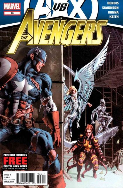 The Avengers, Vol. 4 AvX - Avengers Ambush |  Issue#29 | Year:2012 | Series: Avengers | Pub: Marvel Comics | Mike Deodato Jr. Regular Cover
