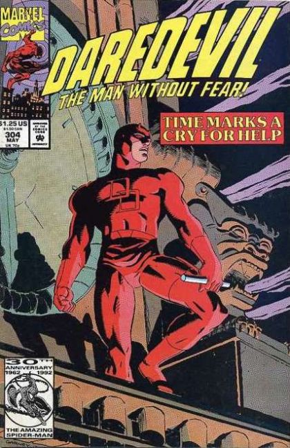 Daredevil, Vol. 1 34 Hours |  Issue#304A | Year:1992 | Series: Daredevil | Pub: Marvel Comics | Direct Edition