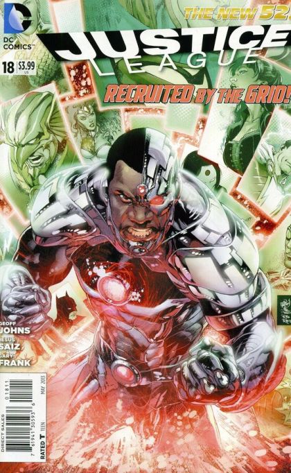 Justice League, Vol. 1 The Grid |  Issue#18A | Year:2013 | Series: Justice League | Pub: DC Comics | Ivan Reis Regular Cover