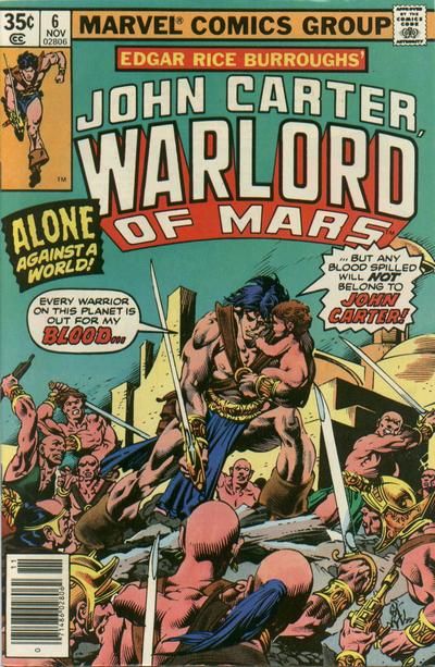 John Carter, Warlord of Mars The Air Pirates of Mars, Chapter 6: Hell in Helium! |  Issue#6 | Year:1977 | Series: John Carter | Pub: Marvel Comics |