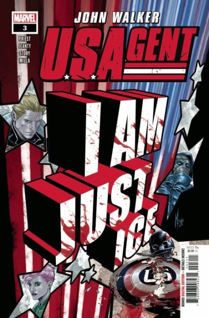 U.S. Agent, Vol. 3 American Zealot, Chapter Three: Election Day |  Issue#3A | Year:2021 | Series:  | Pub: Marvel Comics | Regular Marco Checchetto Cover