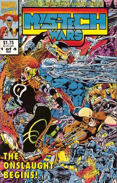 Mys-Tech Wars Strange Screams Of Death |  Issue#1 | Year:1993 | Series:  | Pub: Marvel Comics | Gatefold Wraparound Cover
