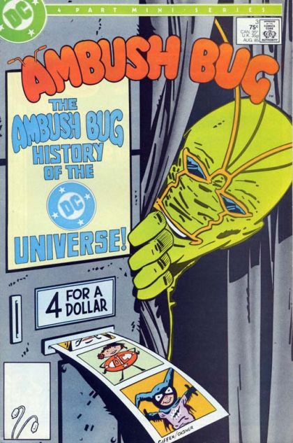 Ambush Bug The Ambush Bug History Of The DC Universe |  Issue#3A | Year:1985 | Series:  | Pub: DC Comics | Direct Edition