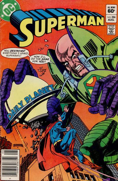 Superman, Vol. 1 Luthor Lashes Back! |  Issue#386B | Year:1983 | Series: Superman | Pub: DC Comics |