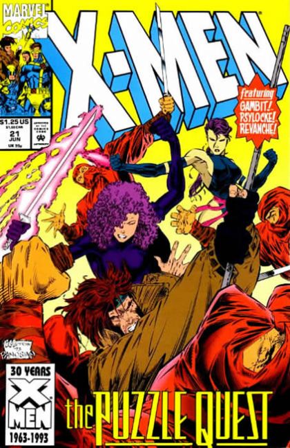 X-Men, Vol. 1 The Puzzle Box |  Issue#21A | Year:1993 | Series: X-Men | Pub: Marvel Comics |